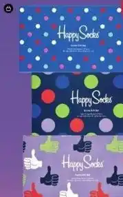 Etos Cadeauset happy socks style 3-pak aanbieding