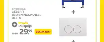 Praxis Geberit Bediningspaneel Delta aanbieding