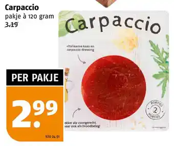 Poiesz Carpaccio aanbieding