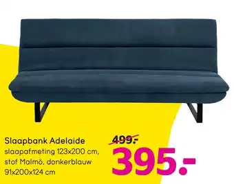 Leen Bakker Slaapbank adelaide aanbieding