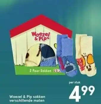 Etos Woezel & pip sokken verschillende maten aanbieding