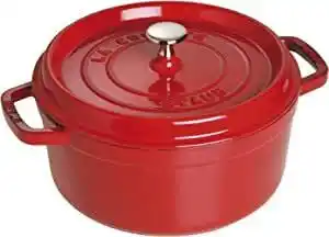 Amazon Staub 1102606 cocotte/braadpan, 26 cm, 5.0 l, kers aanbieding