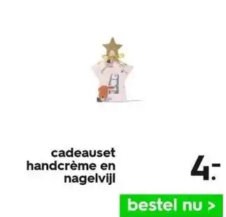 HEMA Cadeauset handcrème en nagelvijl aanbieding