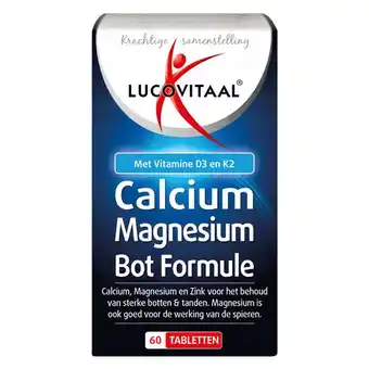 Holland & Barrett Lucovitaal calcium - magnesium bot formule (60 tabletten) aanbieding