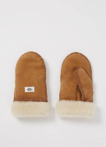 Ugg wanten van schapensuède met wol - rood aanbieding bij de Bijenkorf