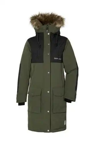 Otrium Didriksons calla wns parka deep green aanbieding