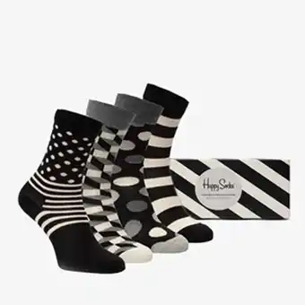 Scapino Happy socks giftbox - 4 paar sokken met print aanbieding