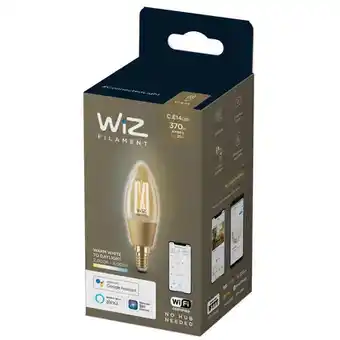 Praxis Wiz led filamentlamp kaars warm en koelwit 25w e14 aanbieding