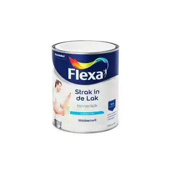 Praxis Flexa strak in de lak zijdeglans wolkenwit 750ml aanbieding