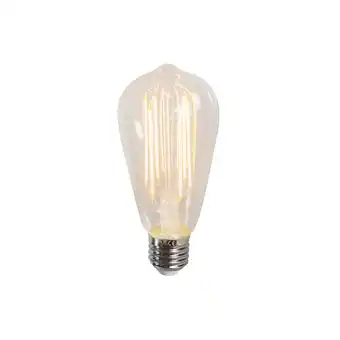 Lampenlicht.nl E27 led filament lang rustieklamp st64 3,5w 250lm 2300k aanbieding