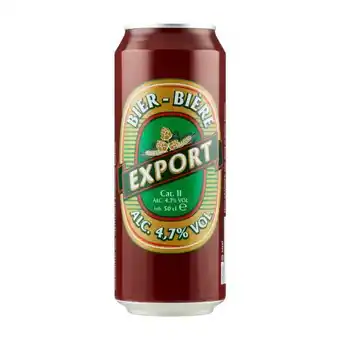 Coop Export pils blik aanbieding