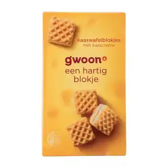 Coop G'woon kaaswafel blokjes aanbieding