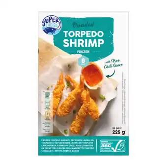 Coop Super choice torpedo shrimps garnalen aanbieding