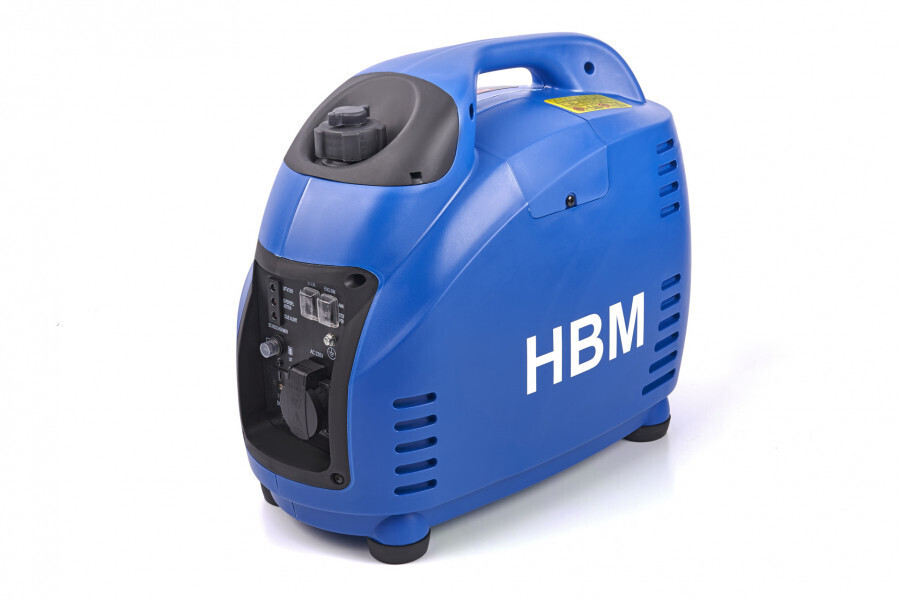 Hbm 1500 watt inverter generator, aggregaat met 72 cc benzinemotor 230v