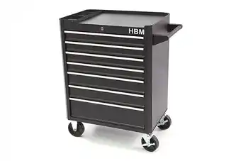 HBM Machines Hbm 7 laden gereedschapswagen - zwart aanbieding