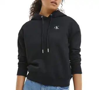 Plutosport Calvin klein embroidery regular hoodie dames aanbieding