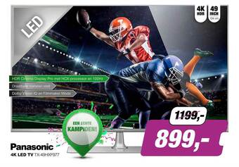 EP Panasonic 4K Led TV TX-49HXF977 aanbieding