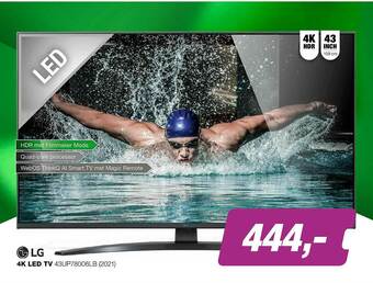 EP LG 4K Led TV 43UP78006LB (2021) aanbieding