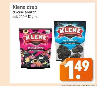 Lekker Makkelijk Klene Drop 312 Gram aanbieding