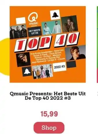 BookSpot Qmusic presents: het beste uit de top 40 2022 #3 aanbieding