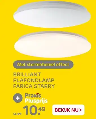 Praxis Brilliant Plafondlamp Farica Starry aanbieding