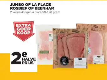 Jumbo La Place Rosbief Of Beenham 50-120 gram aanbieding