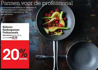 Sligro Ballarini Koekenpannen Professionele - Granite 28cm aanbieding