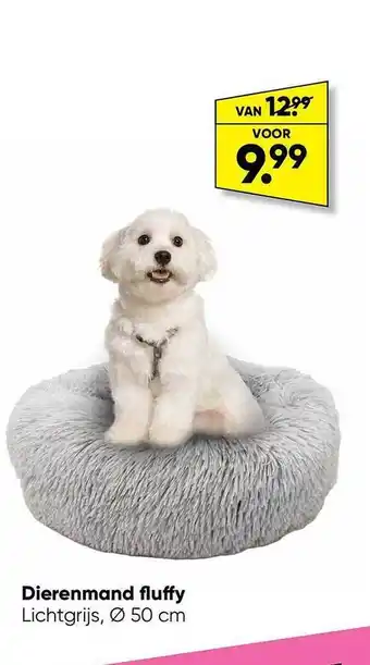 Big Bazar Dierenmand fluffy aanbieding