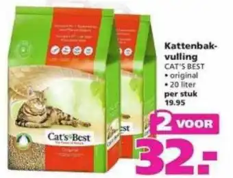 Ranzijn Kattenbakvulling cat's best aanbieding