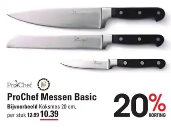 Sligro ProChef Messen Basic - Koksmes 20cm aanbieding