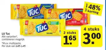 Albert Heijn LU Tuc aanbieding