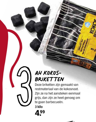 Albert Heijn AH KOKOS- BRIKETTEN aanbieding