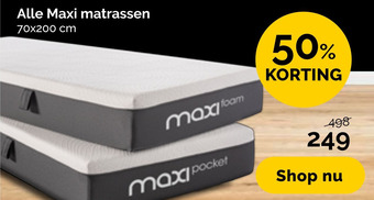 Beter Bed Alle Maxi matrassen aanbieding