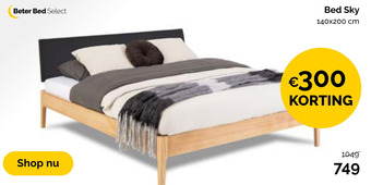 Beter Bed Bed Sky aanbieding