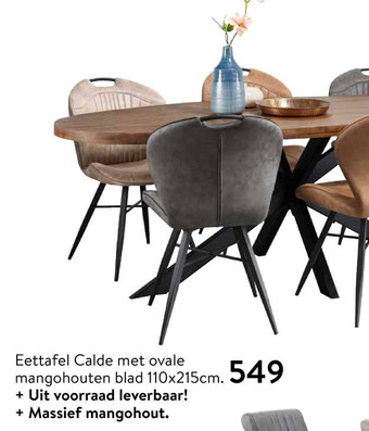 Profijt Meubel Eettafel Calde aanbieding