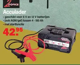 Van Cranenbroek 2force acculader aanbieding