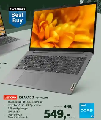 Paradigit Lenovo ideapad 3-82h802lcmh aanbieding