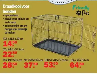 Van Cranenbroek Draadkooi voor honden aanbieding