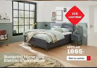 Swiss Sense Boxspring home 250 elektrisch verstelbaar aanbieding