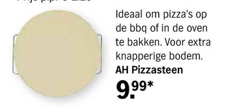Albert Heijn AH Pizzasteen aanbieding