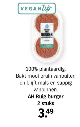 Albert Heijn AH Ruig burger aanbieding