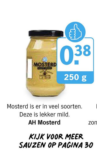 Albert Heijn AH Mosterd aanbieding