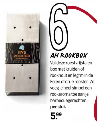 Albert Heijn AH ROOKBOX aanbieding