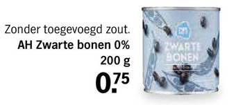 Albert Heijn AH Zwarte bonen aanbieding