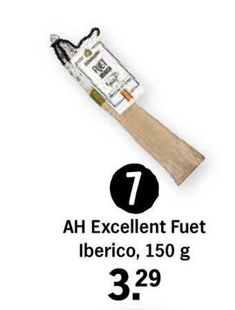 Albert Heijn AH Excellent Fuet Iberico aanbieding