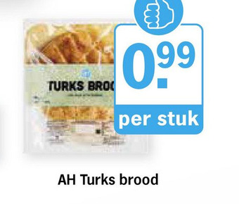 Albert Heijn AH Turks brood aanbieding