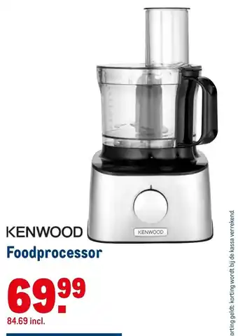 Makro Kenwood Foodprocessor aanbieding