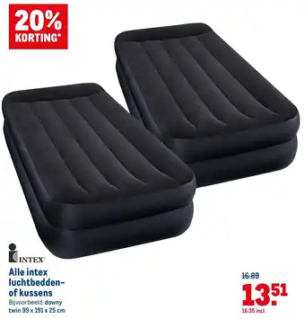 Makro Intex Luchtbed 1-persoonsden- of kussens aanbieding