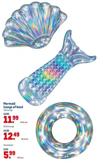 Makro Mermaid Lounge of band - Tail lounge aanbieding