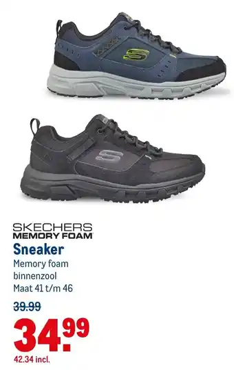 Makro Skechers Memory Foam Sneaker 41-46 aanbieding